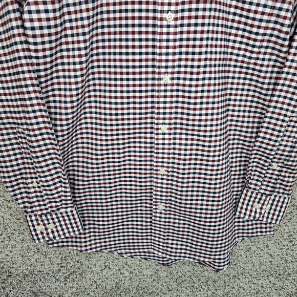 Stafford Dress Shirt Mens 15.5 32/33 Button Down Wrinkle Free Oxford Regular Fit - Picture 5 of 7